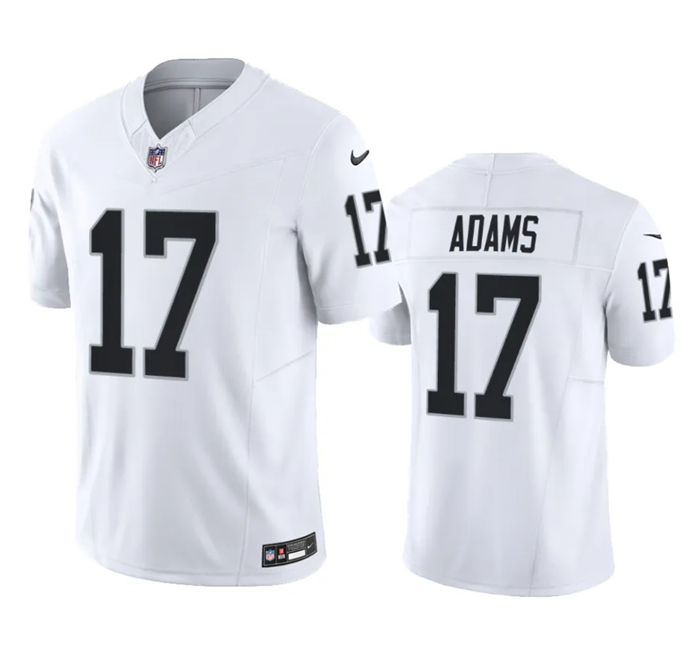 Las Vegas Raiders #17 Davante Adams White 2023 F.U.S.E Vapor Untouchable Stitched Football Jersey